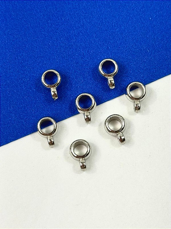 Canequinha 8mm Niquel - 10pçs