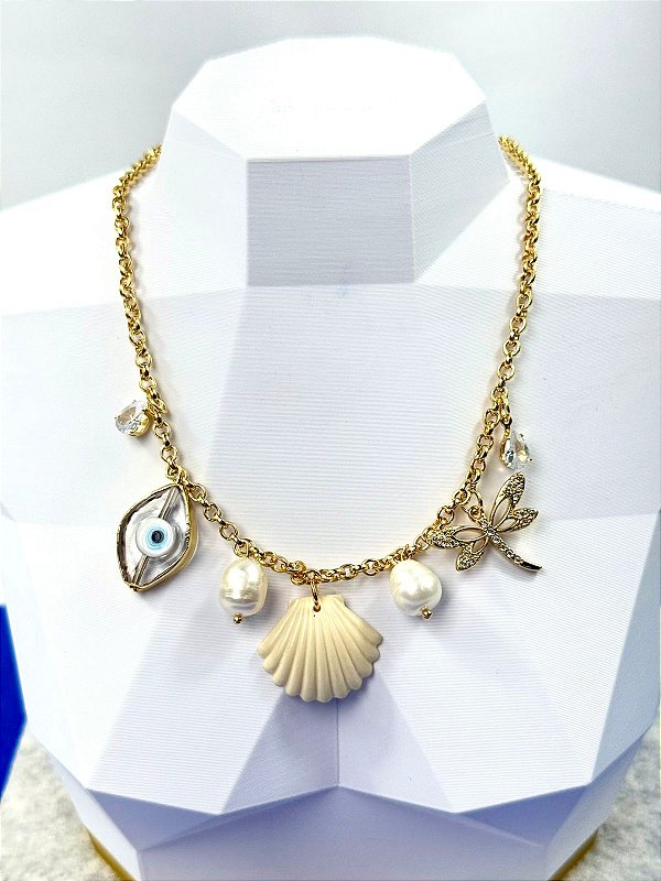 Colar Concha - 01 unid