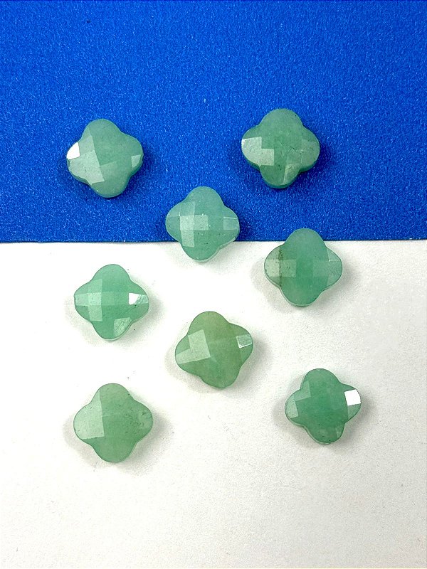 Pingente Trevo Pedra Natural - 01 und