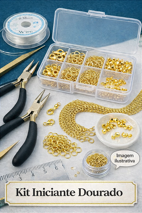 Kit Iniciante Dourado - 01 kit