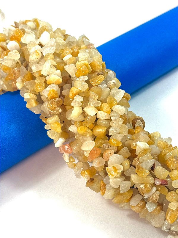 Fio Cascalho Agata Amarela - O fio