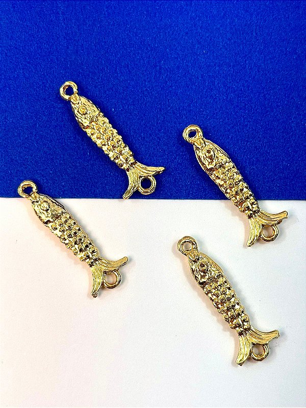 Pingente Peixe 2 saidas - 01 unid