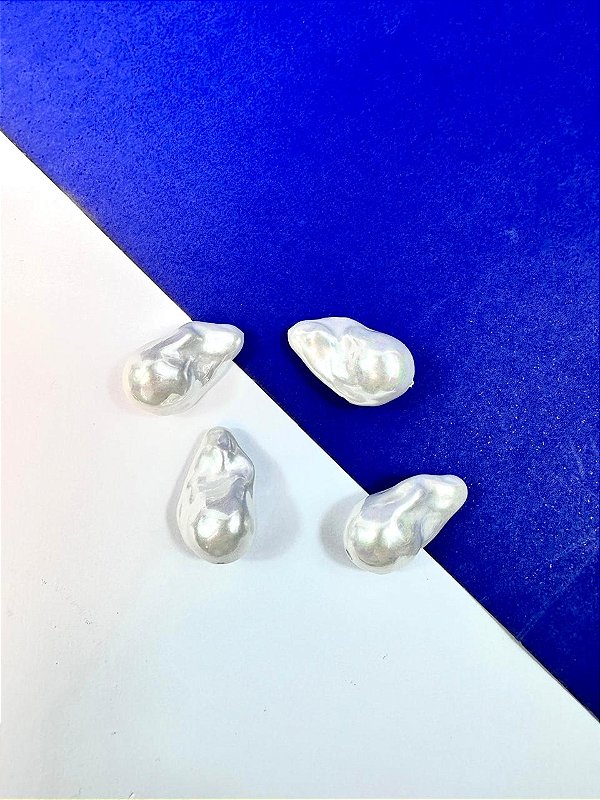 Pingente Passante Perola Shell - 01 unid