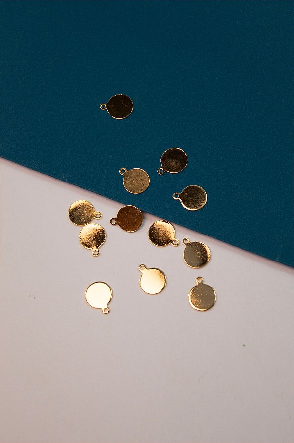 Pingente Redondo Ouro - 01 und