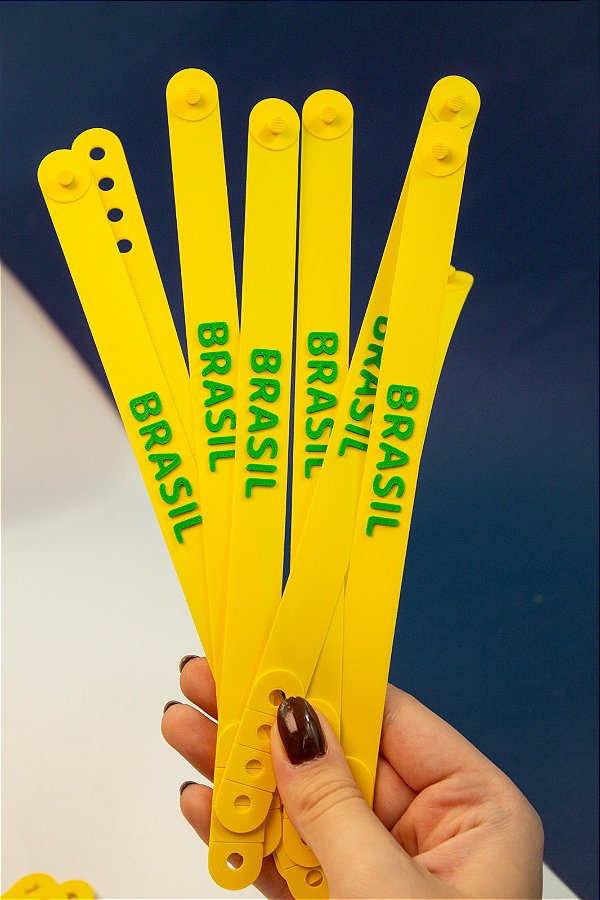 Pulseira Ajustável Brasil - 01 Und