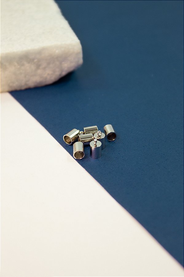 Terminal copinho 5mm Aco inox - 01 Unid.