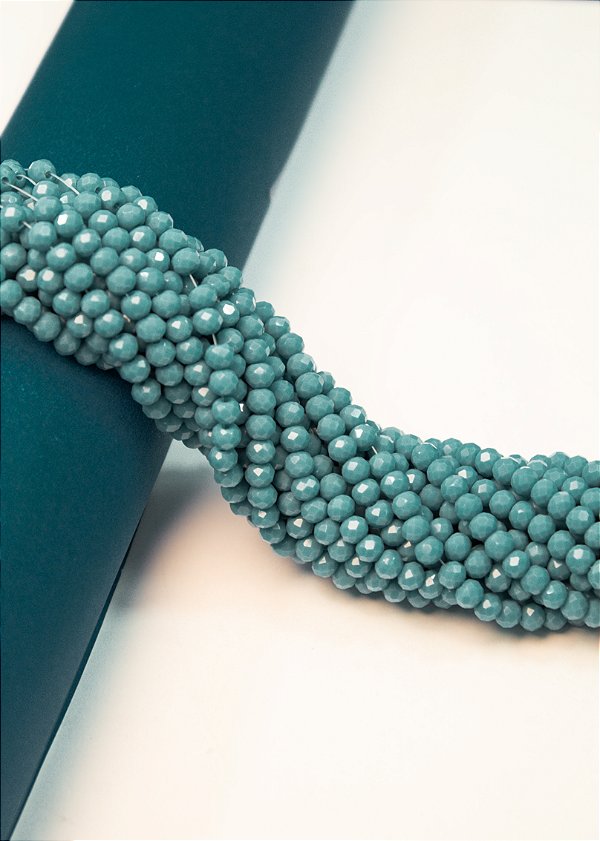 Fio Cristal 4Mm Vidro Facetado - O Fio