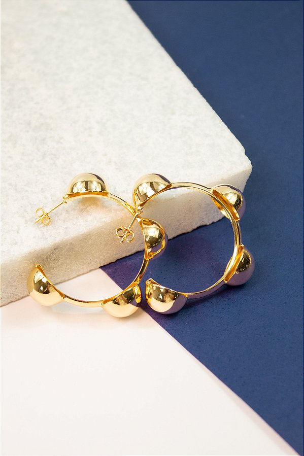 Brinco Argola com Bola - 01 unid