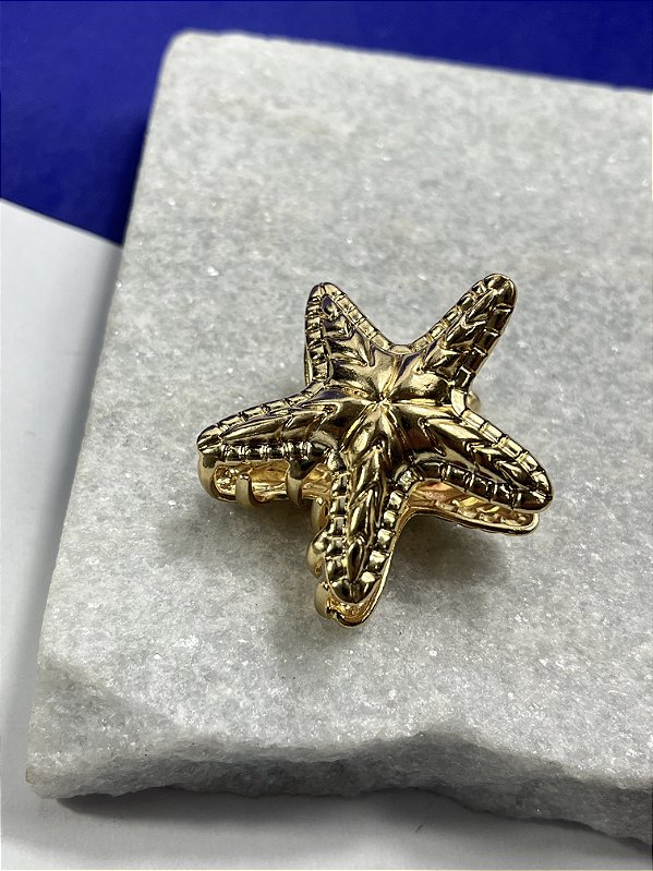 Piranha de metal Estrela do mar - 1 unidade