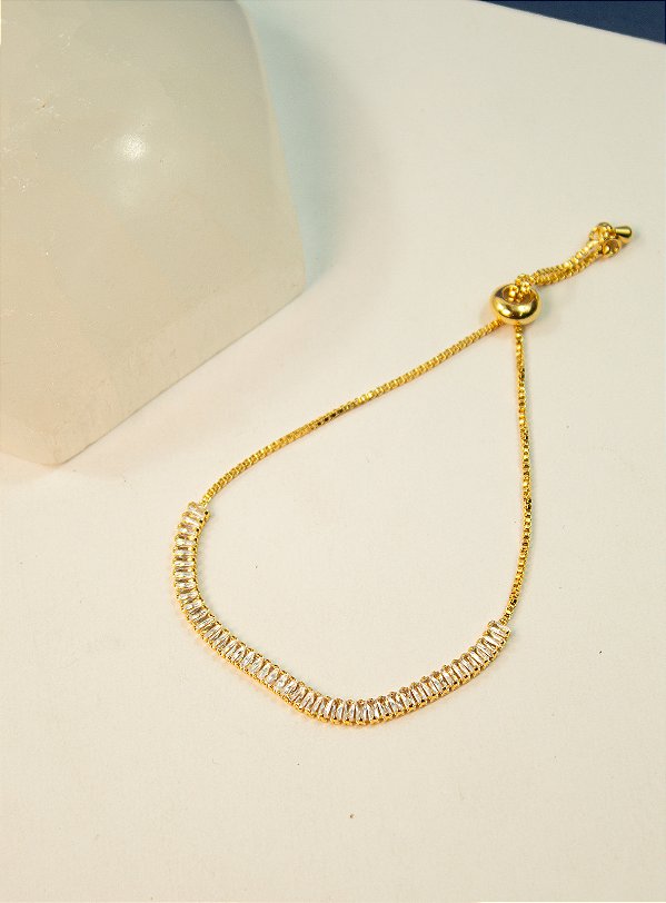 Pulseira Gravatinha Riviera Ouro - 1 Und