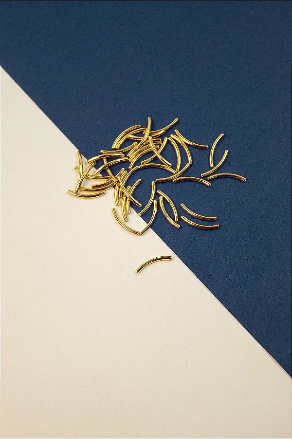 Entremeio Tubo Ouro 15mm x 1.5mm - 01 Und