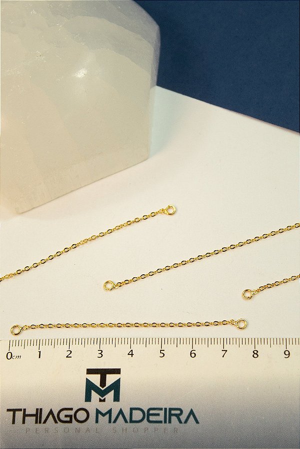 Corrente Cortada Com Argolinha Nas Duas Pontas 8Cm - Und