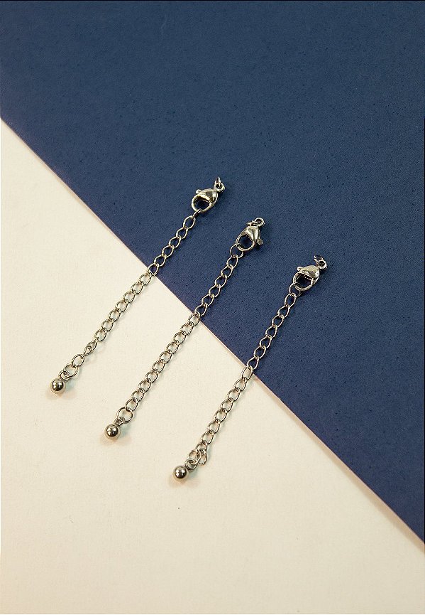 Alongadora com Fecho 5cm Aço Inox - 01 Und