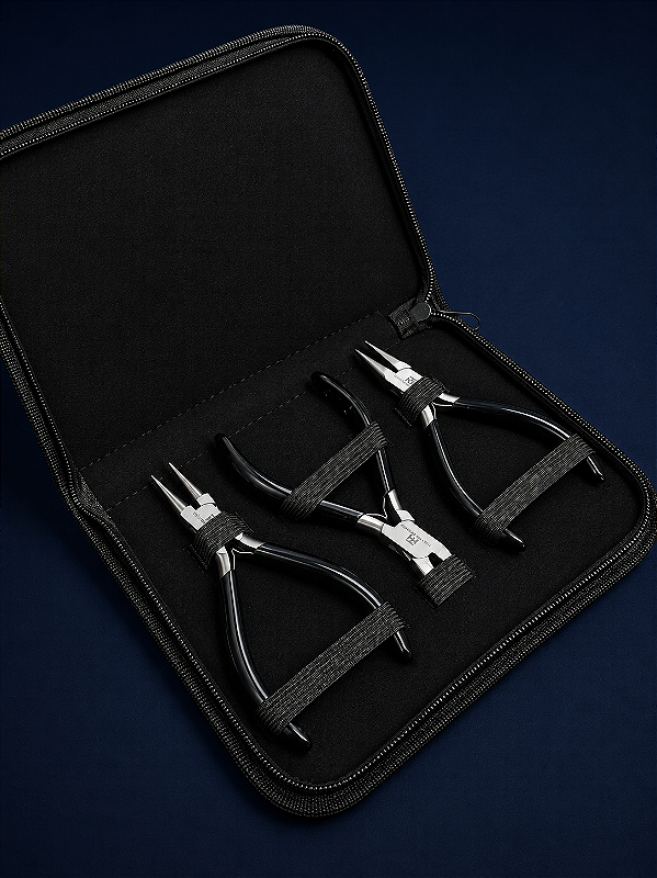 Kit Alicates Aço Inox - 03 Pçs