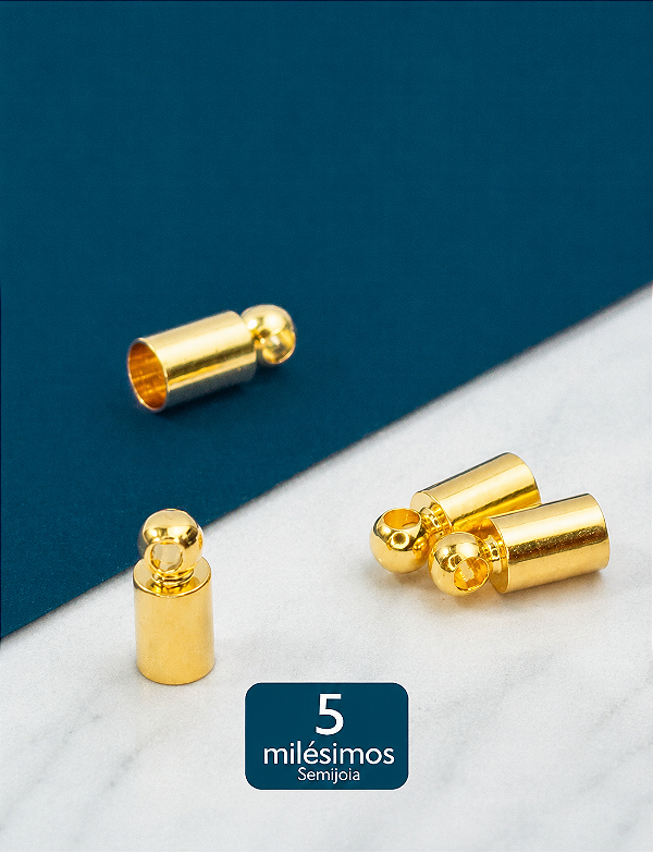 Terminal Copinho 2mm 5 Milésimos de Ouro - 01 UND