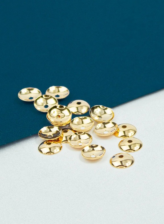 Tulipa 8mm Ouro - 50 Pçs