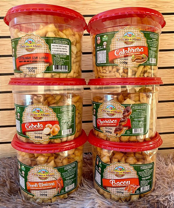 BOLACHA SALGADA MIX 300gr C/12