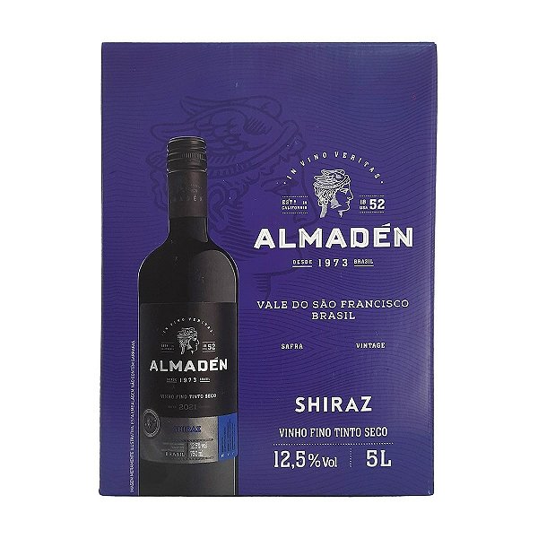 Almadén Shiraz Bag in Box - 5l