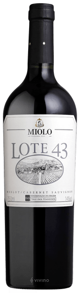 Miolo Lote 43 Merlot / Cabernet Sauvignon (2020) - 750ml