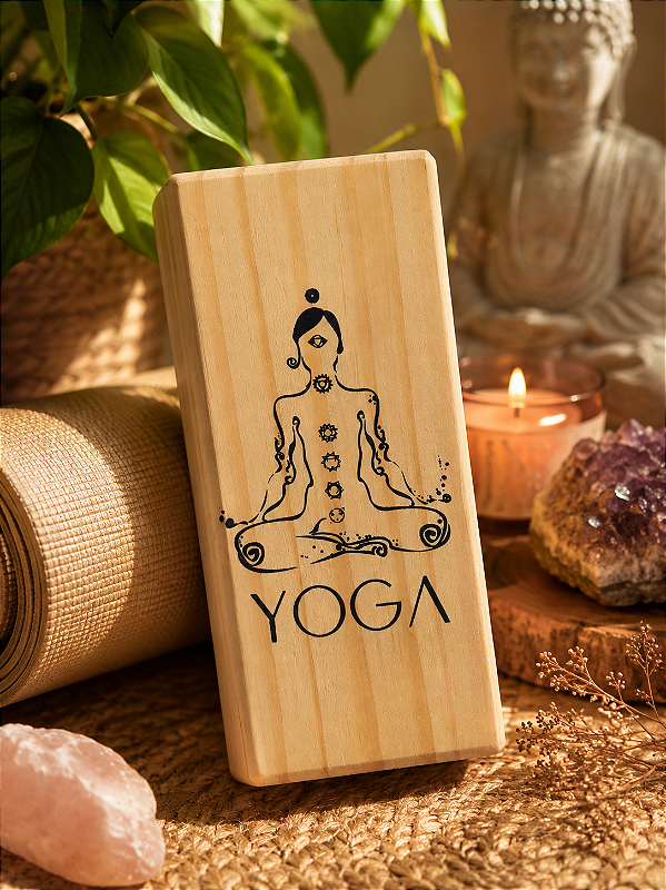 Bloquinho Para YOGA de Madeira