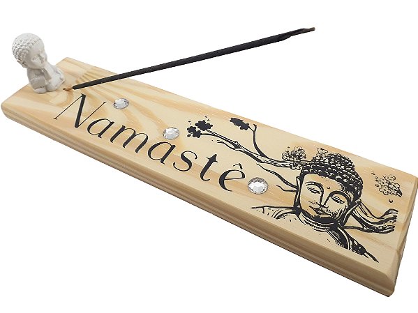 Incensário em Madeira Namastê - Diversos