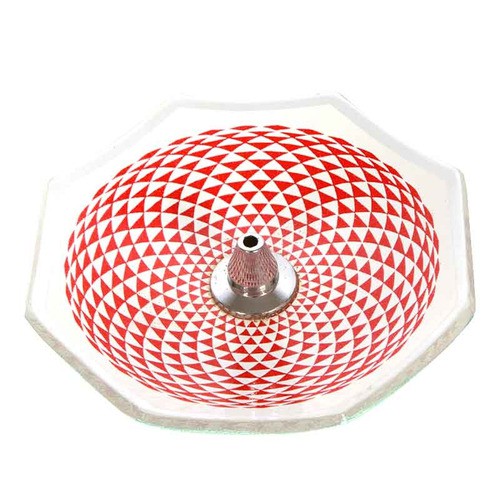 Incensário Mandala em Vidro