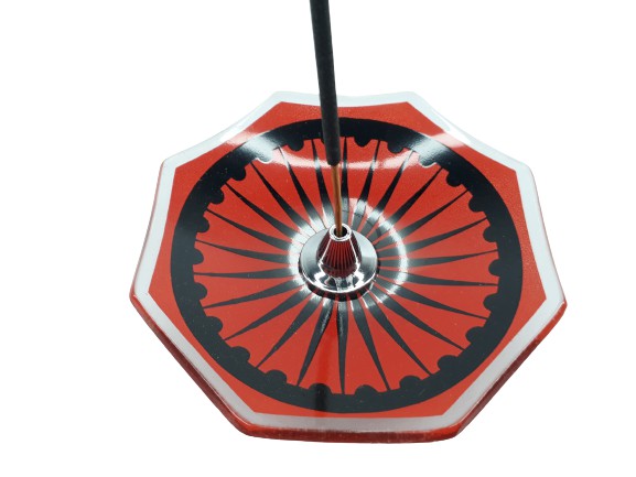 Incensário Roda da Vida em Vidro