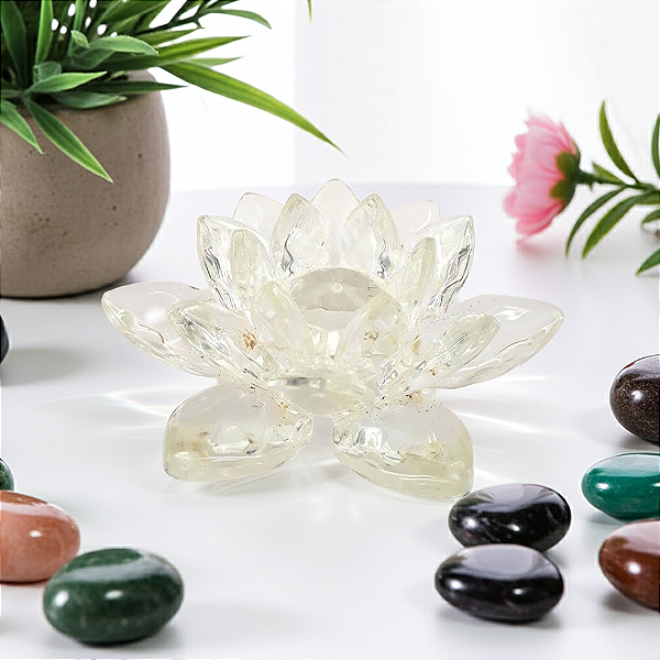 Flor de Lótus Cristal Feng Shui