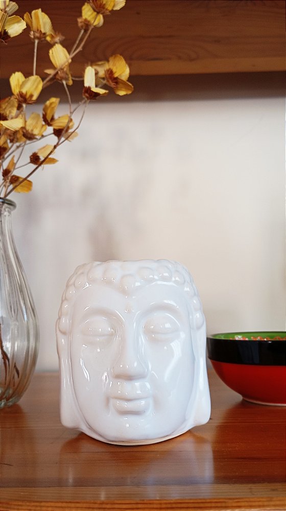Aromatizador Buda Tibetano cerâmica