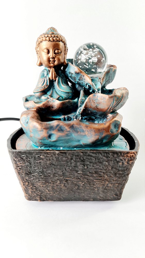 Fonte de Água para Decoração Buda