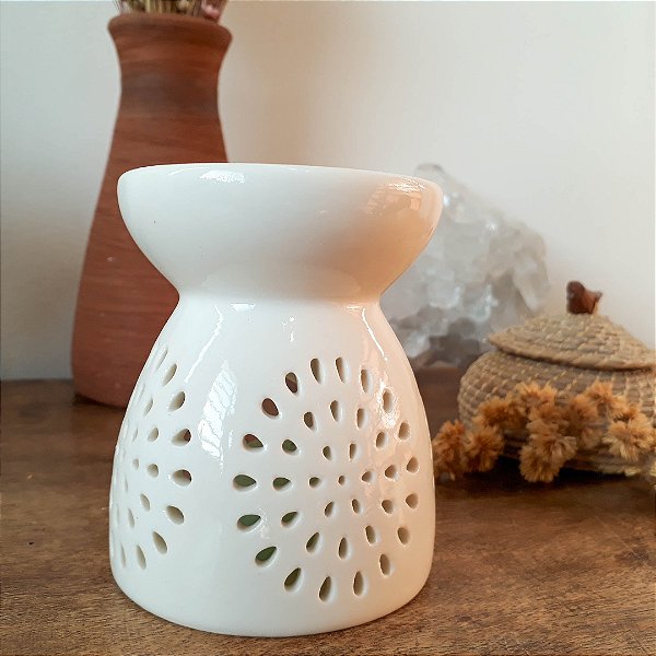 Aromatizador de Porcelana Branco n.1