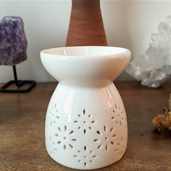 Aromatizador de Porcelana Branco n.4