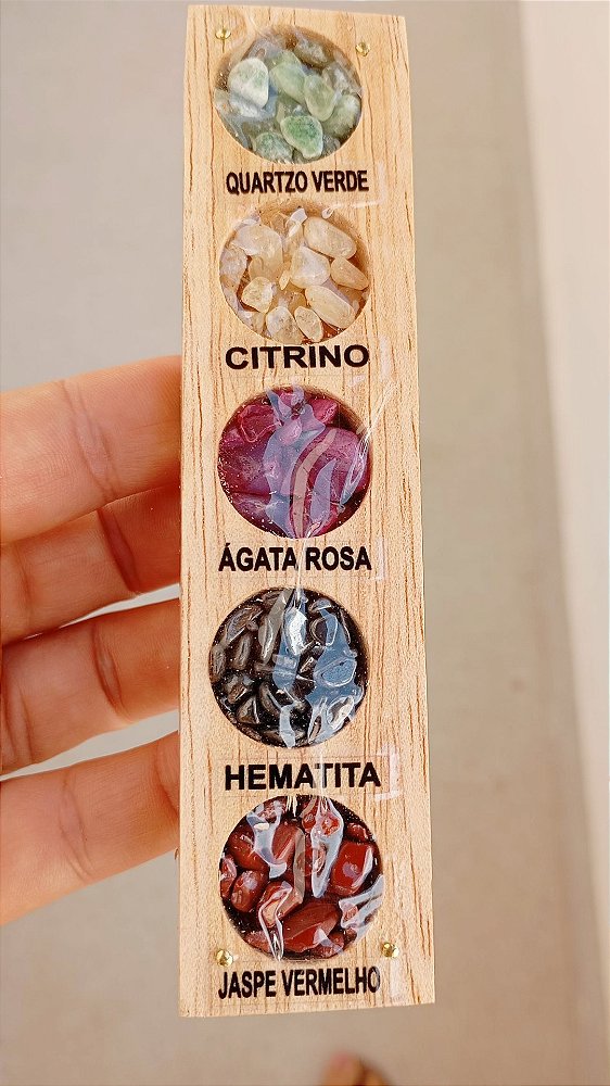 Kit 5 Pedras Brasileiras