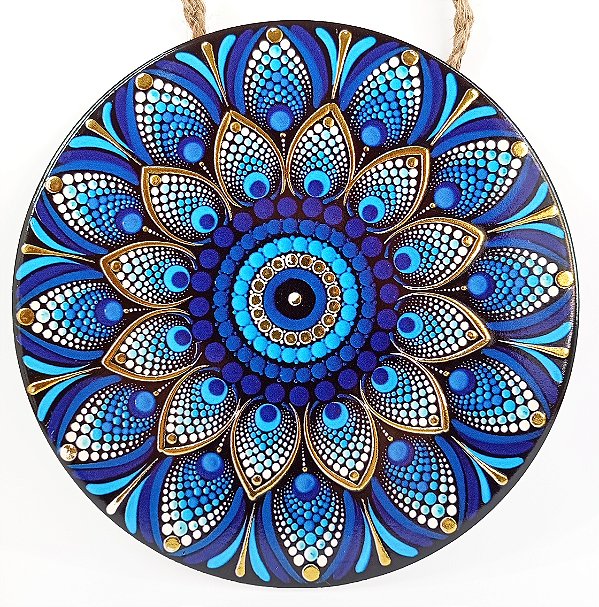 Mandala de Parede Azul n.2