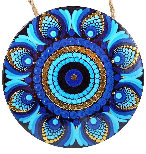 Mandala de Parede Azul n.5