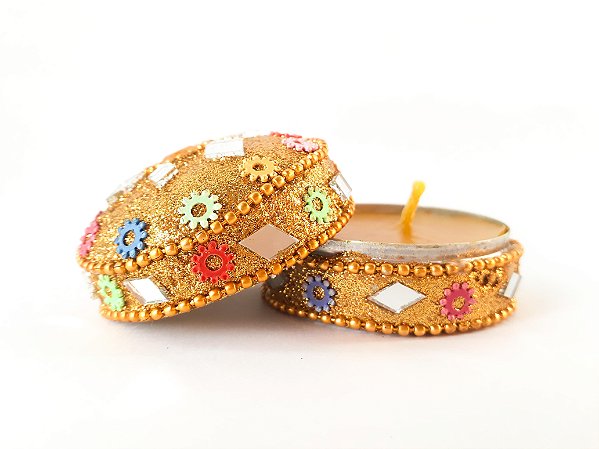 Vela Aromática em Lata Decorativa - Sândalo