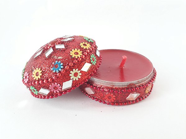 Vela Aromática em Lata Decorativa - Âmbar