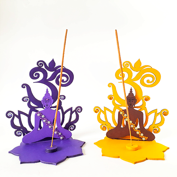 Incensário Buda & Om com efeito 3D - Diversos