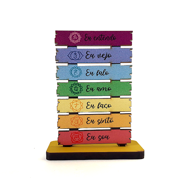 Placa Decorativa 7 Chakras
