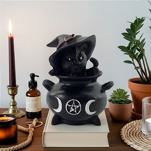 Gato Preto no Caldeirão | Wicca