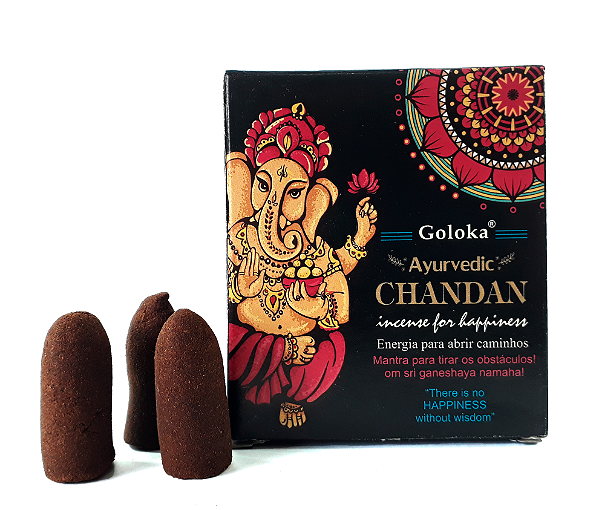 Incenso Goloka Efeito Cascata - Ganesha Chandan