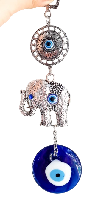 Pendente Elefante com Olho Grego