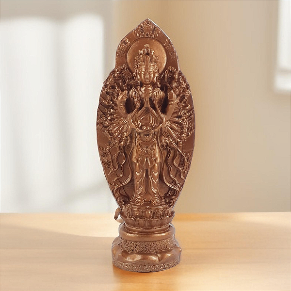 Deusa Kuan Yin Dourada