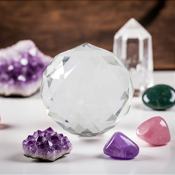 Bola de Cristal Multifacetada de Mesa M