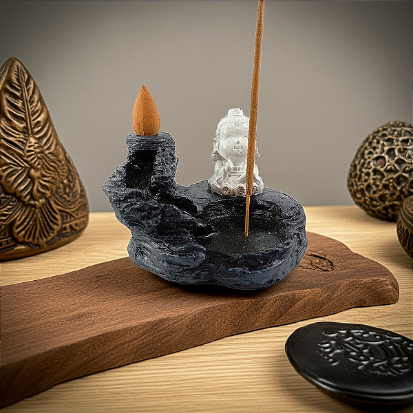 Incensário Duplo Cascata Kuanyn Baby