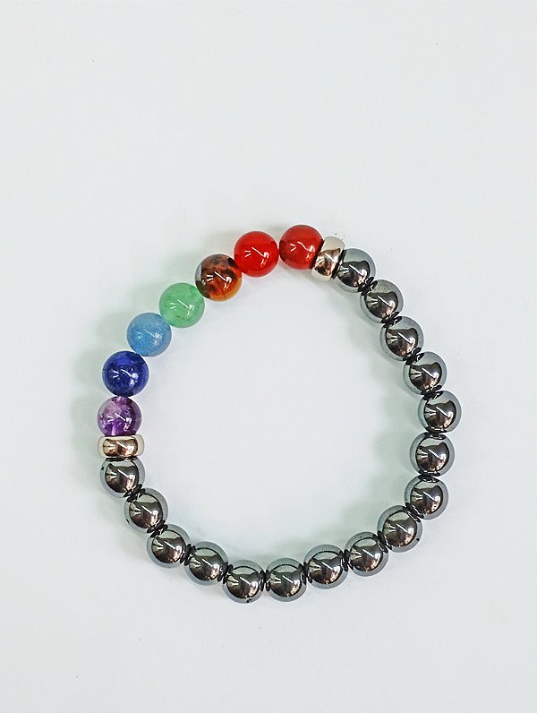 Pulseira dos Chakras - Hematita