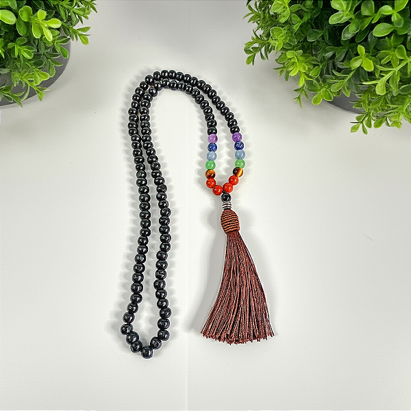 Japamala - Madeira e Pedras dos Chakras