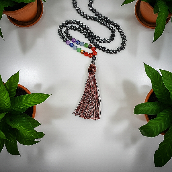 Japamala - Madeira e Pedras dos Chakras