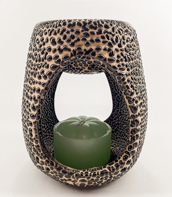 Aromatizador de Cerâmica Textura - Preto