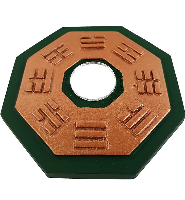 Baguá com Espelho - Verde